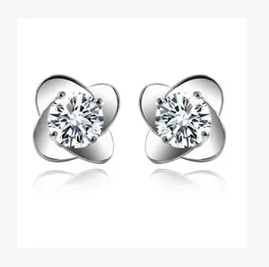 If me — boucles d'oreilles en argent Sterling 925, cristal, pour femmes et filles, bijoux à la mode, nouvelle collection