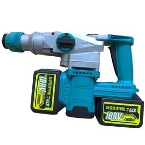 36V Rechargeable Power Rotary Heavy Duty Brushless Cordless Battery Hammer <b>Drills</b> Battery Hammer - Product Image 1