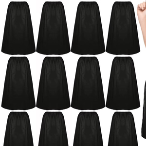 Cape de spa jetable à usage unique pour femmes non tissée PP Soft Black Beauty Care pour salons de beauté - Product Image 3