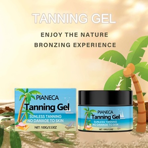 Acelerador de bronceado Gel de bronceado <span class=keywords><strong>Crema</strong></span> aceleradora (Coco) Gel de bronceado <span class=keywords><strong>hidratante</strong></span> blanco - Product Image 1