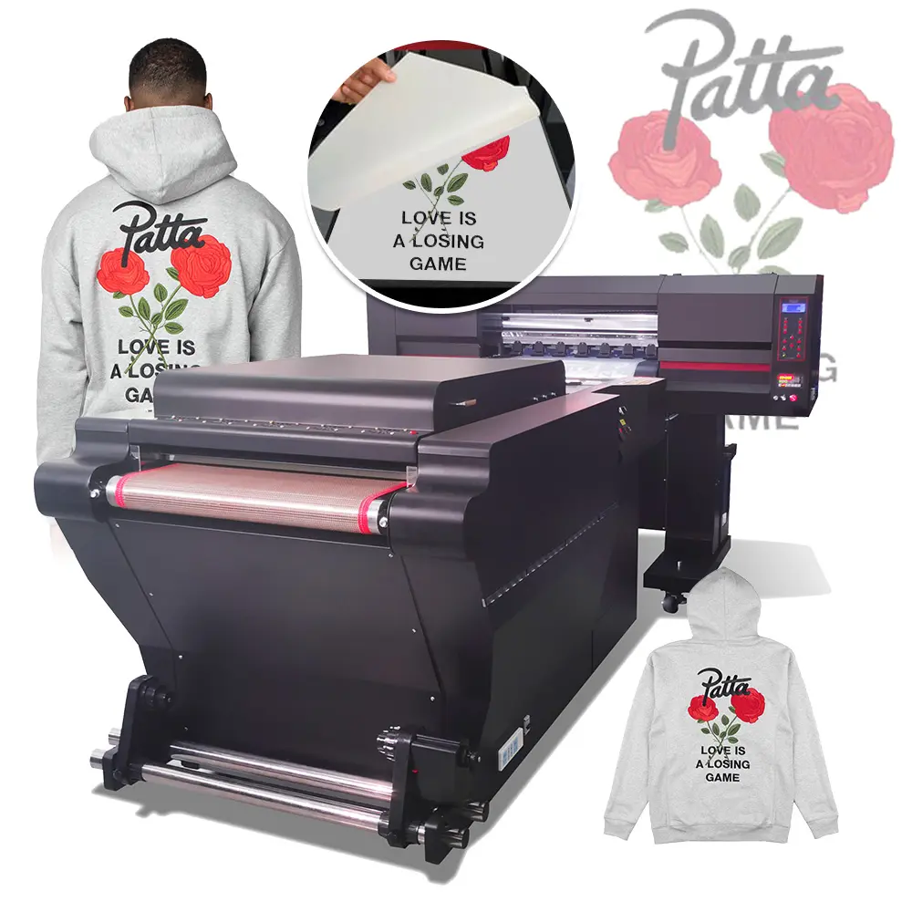 Digitale impresora ropa para sublimation wärme übertragung A1 TIFFAN dtf transfer drucker und wärme press maschine