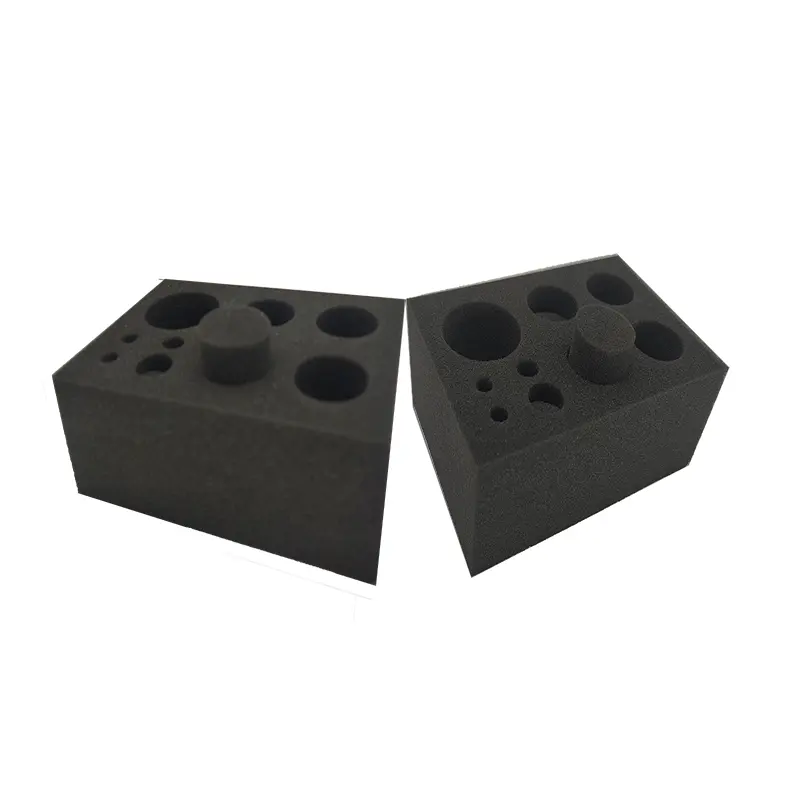 Custom Cut Foam With Die Cut Hole High Density Shockproof Polyethylene Packing Foam For Protective Packaging