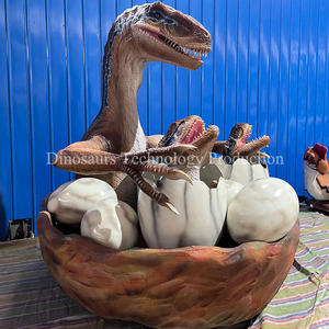 Decoraciones <span class=keywords><strong>de</strong></span> Nido <span class=keywords><strong>de</strong></span> Huevo <span class=keywords><strong>de</strong></span> <span class=keywords><strong>Velociraptor</strong></span> para Parque Temático <span class=keywords><strong>de</strong></span> Dinosaurios, Modelo <span class=keywords><strong>de</strong></span> Dinosaurio Animatrónico y <span class=keywords><strong>Huevos</strong></span> Hechos a Mano - Product Image 4