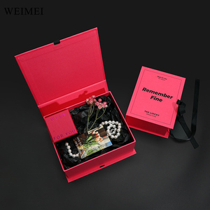 Custom Pink Magnetic Foldable Rigid <b>Gift</b> <b>Box</b> with Ribbon Personalized <b>Cardboard</b> Clothing Packaging <b>Box</b> - Product Image 4