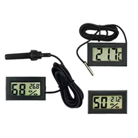 Mini thermomètre numérique LCD pratique, capteur hygromètre, jauge, moniteur de réfrigérateur, aquarium, affichage, détecteur d'humidité FY-10