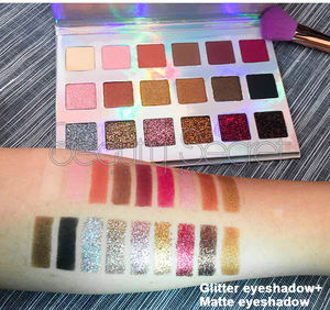 Paleta de sombras de ojos vegana, 18 colores, maquillaje, logotipo personalizado, precio bajo, venta al por mayor, <span class=keywords><strong>2022</strong></span> - Product Image 6