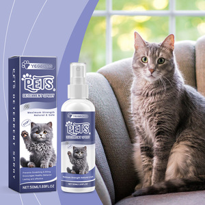 <span class=keywords><strong>Spray</strong></span> Répulsif pour Animaux 50ml <span class=keywords><strong>Anti</strong></span>-griffures et <span class=keywords><strong>Anti</strong></span>-morsures, <span class=keywords><strong>Spray</strong></span> d'Entraînement pour Chats, Naturel et Sûr pour Utilisation en Intérieur - Product Image 1