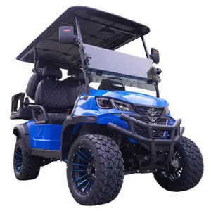 Usa Merk Hot Verkoop Golf Buggy 4-wielaandrijving Elektrische Club Auto Golfkar 4-zits Voor Volwassenen