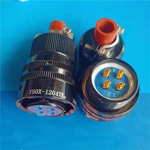 Connecteur circulaire Y50X-1210, fiche et prise 10 broches, à souder - Product Image 2