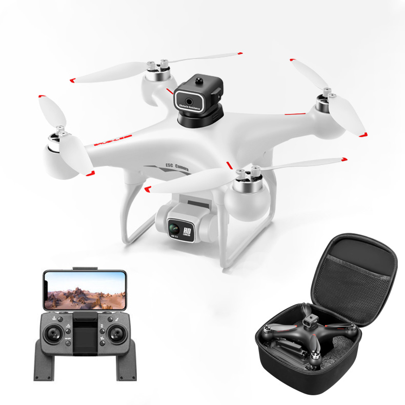 New S116 MAX RC Quadcopter Profissional Obstacle Avoidance Drone Dual Camera 4K Optical Flow Brushless Motor Dron Helicopter Toy