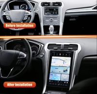 Aucar dernier autoradio Android 13 Auto Carplay 13.6 "Tesla écran pour Ford Mondeo Fusion 2014-2020 GPS lecteur DVD multimédia