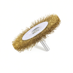 Brosse métallique Ttake 60x6 mm en acier inoxydable avec tige pour le polissage des métaux - Product Image 2