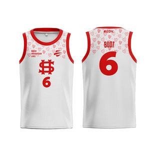Tenues d'échauffement de basketball, design de maillot de basketball blanc, sublimation personnalisée, vêtements de basketball - Product Image 4