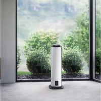 Diffuseur d'arômes électrique sur pied en métal avec logo personnalisé, capacité >800 ml, fonctionnement silencieux à 30 dB, garantie 1 an, hôtel