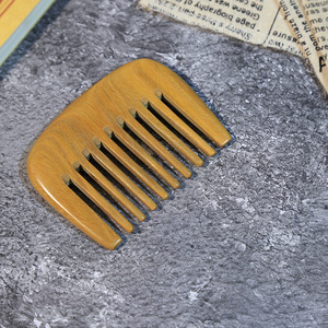 Green Sandalwood Wooden <b>Comb</b> <b>Wide</b> Tooth Large Size For Home Use Massage Hair Care - Product Image 3