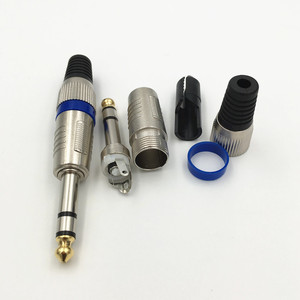 הנמכר ביותר 6.35mm מונו זכר TRS שקע תקע גיטרה אוזניות אודיו חשמל כבל מתאם מחבר - Product Image 4