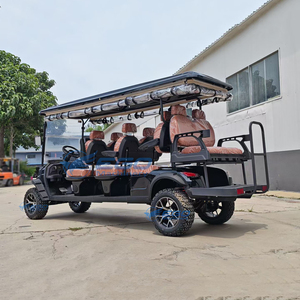 Voiturette de golf électrique noire à quatre rangées personnalisable, chariot de chasse de luxe, voiturette de loisirs, très vendue par les fabricants chinois - Product Image 6