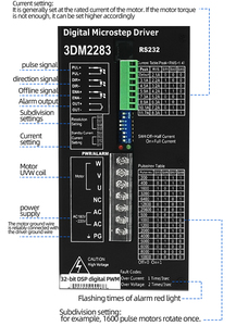 Controlador de motor paso a paso trifásico de 220V 3M2280-10A con 110130 <span class=keywords><strong>Buke</strong></span> DSP Digital 3DM2283 Producto de controladores de motor - Product Image 2