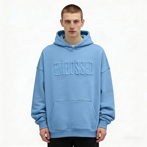 هودي رجالي عالي الجودة بتصميم ثلاثي الأبعاد منقوش بوزن 350 جرام للمتر المربع، مقاس كبير، طباعة ثقيلة الوزن مخصصة للرجال، موديل 2025 بالجملة - Product Image 2