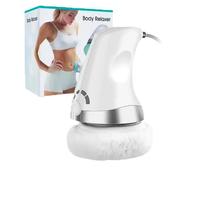 Masseur corporel blanc, appareil vibrant à impulsions réglables pour l'abdomen, les flancs, les fesses, les bras, les jambes et le dos