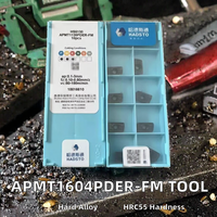 Plaquettes de fraisage en carbure HADSTO APMT1135PDER-FM HS5130 pour fraisage frontal et fraisage d'épaules CNC