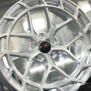 Jantes Alpha Custom Forged LC3, finition argent clair brossé, design directionnel 5X112 pour <span class=keywords><strong>Vossen</strong></span> BMW Audi <span class=keywords><strong>Mercedes</strong></span> - Product Image 3