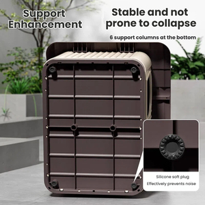 Waterdichte buitenkattenhuis, volledig omsloten ontwerp, bescherming tegen de zon, veilige schuilplaats - Product Image 3