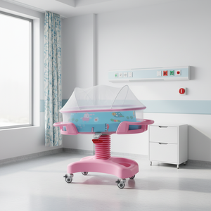 Cuna de <span class=keywords><strong>Hospital</strong></span> para Recién Nacidos, Cuna Inclinable de ABS, Cuna Pediátrica Neonatal Ajustable para <span class=keywords><strong>Hospital</strong></span> - Product Image 6