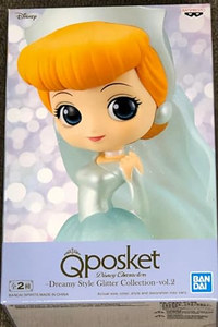 OEM Odm ตัวละครอะคริลิก <span class=keywords><strong>Q</strong></span> <span class=keywords><strong>Posket</strong></span> ตัวละครอะคริลิกสไตล์ดรีมมี่ กลิตเตอร์ คอลเลคชั่น ฉบับที่ 2 ซินเดอเรลล่า - Product Image 4