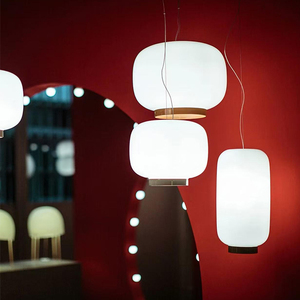 Lusso moderno <span class=keywords><strong>arancione</strong></span> grigio ciondolo in vetro per Interior Design lungo <span class=keywords><strong>lampadario</strong></span> scala per la camera progetto di installazione - Product Image 5