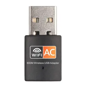 USB-WLAN-Adapter für PC, AC600M USB 2.0 WLAN 5 Dongle 802.11ac Netzwerkadapter