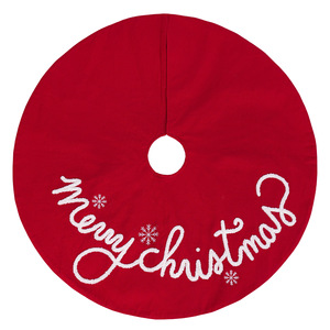 Falda para Árbol de Navidad Ecológica YUELIAN con Diseño de Copos de Nieve, Tamaños de 62CM/92CM, Venta al por Mayor de Fábrica para Decoración Navideña y de Año Nuevo - Product Image 5