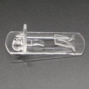 Transparent <b>Plastic</b> <b>Shelf</b> Brackets with Glass Supports Movable Furniture Partition Pins for Wooden Board & Wardrobe Cabinets - Product Image 2