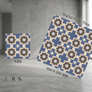 Carreaux de sol en céramique numérique émaillée blanc Carrara 12x12 pouces, design marbre moderne, pour intérieur commercial - Product Image 4
