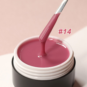 เจลอะคริลิคสำหรับต่อเล็บ Hema Free TPO Free สีพีชหมอก  แบบกระปุก ปลอดสารพิษ - Product Image 1