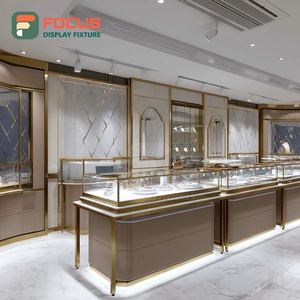 High Visibility High End Jewelry <b>Display</b> <b>Case</b> Polished Surface Brand Store Jewelry Cabinet - Product Image 2