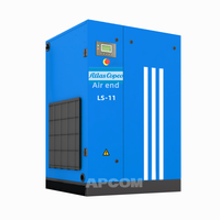 Compresseur d'air industriel à vis électrique rotatif 220V 11KW 15HP