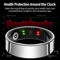 R09 Smart Ring: Pemantauan Oksigen Darah, Tidur, Detak Jantung, dan Stres; Kontrol Kamera dan Pelacakan Olahraga