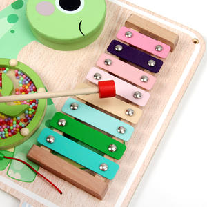 Trenino Multifunzione in Legno per Asilo Nido, Gioco da Parete per <span class=keywords><strong>Bambini</strong></span>, Puzzle Educativo per lo Sviluppo Cognitivo, <span class=keywords><strong>2</strong></span>-4 <span class=keywords><strong>Anni</strong></span>, Novità - Product Image 2