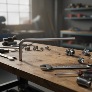 Llave hexagonal en forma de L de 280 N de longitud, tamaño A, para uso mecánico de precisión - Product Image 3