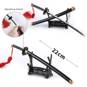 Nouvel arrivage de porte-clés épée en alliage Anime TV Pop Up modèle méta épée personnalisé souvenir d'eau de Javel - Product Image 5