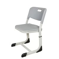 Meubles scolaires en métal au design moderne et luxueux - Ensemble chaise et table de classe collaborative pour l'étude à domicile avec table pour ordinateur portable