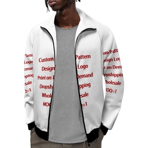 Sudaderas con capucha únicas de lujo Chaquetas Abrigo Rojo <span class=keywords><strong>Marruecos</strong></span> Diseño personalizado Invierno Stand Collar Raglan Cremallera <span class=keywords><strong>Sudadera</strong></span> Chaqueta a granel - Product Image 5