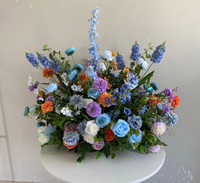 L-R484 Boule de fleurs artificielles blanches personnalisées de haute qualité, en promotion, pour centre de table, demande en mariage, événement, fête, décoration