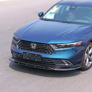 Accord Front Bumper Lip Matte Black Sport Style Bumper Splitter Body Kit for Honda Accord 11th Gen 2023-2024 Car Accessories - Product Image 2