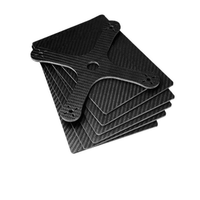 Plaque en fibre de carbone flexible et fine de 0,2 mm, personnalisable, brillante/mate, pour collage sur surface incurvée, incrustation de boîte cadeau, instrument de musique