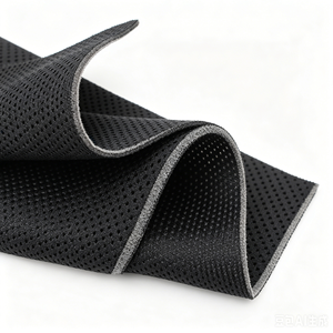 Esponja de PU laminada con malla transpirable tipo ojo de pájaro, con grosor personalizado, espuma suave adherida <span class=keywords><strong>a</strong></span> tela para protección deportiva de rodillas y codos. - Product Image 2
