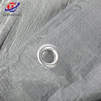 Bâche en PE tissé robuste, imperméable, résistante aux déchirures, anti-UV, couverture multi-usages pour camion, bateau, tente, voiture, auvent