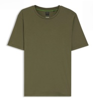 Camiseta Casual para Hombre 2026 con Pedrería, Ventilada, de Algodón Puro, Talla Grande, Estilo Retro, Exquisita y Transpirable