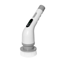 Cepillo de Limpieza Eléctrico Multifunción con 9 Cabezales, Inalámbrico, Recargable, Motor BLDC, Telescópico, para Hogar, Cocina y Baño